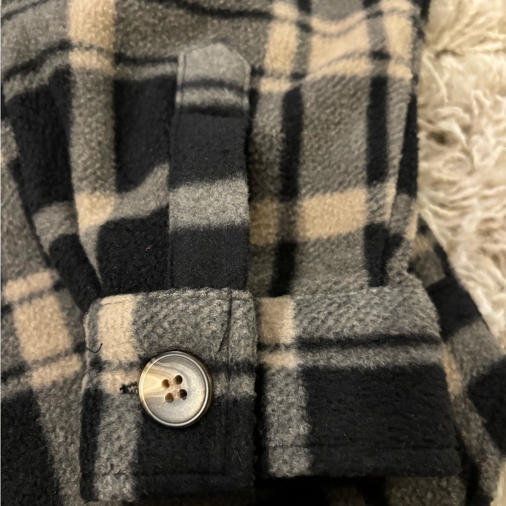 Active USA Plaid Long Sleeve Hoodie Size S - Picture 7 of 15